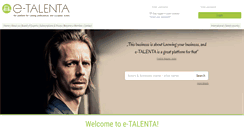 Desktop Screenshot of e-talenta.eu