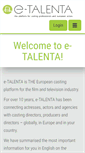 Mobile Screenshot of e-talenta.eu